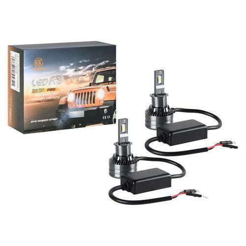 Авто лампа LED H3 "K3 PRO" + СТАБИЛИЗАТОР 3000Lm 6500k ЦЕНА за 1шт. (гарантия 12мес.)